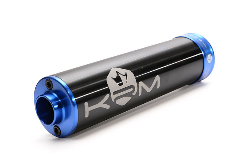 Silencieux d'échappement KRM BLEU